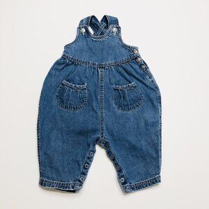 Vintage Baby GAP Denim Overalls {3/6M}